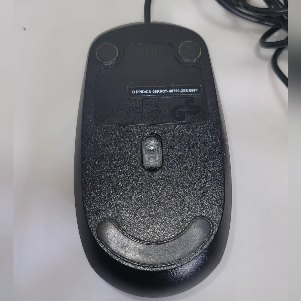 Dell Black Wired Mouse USB